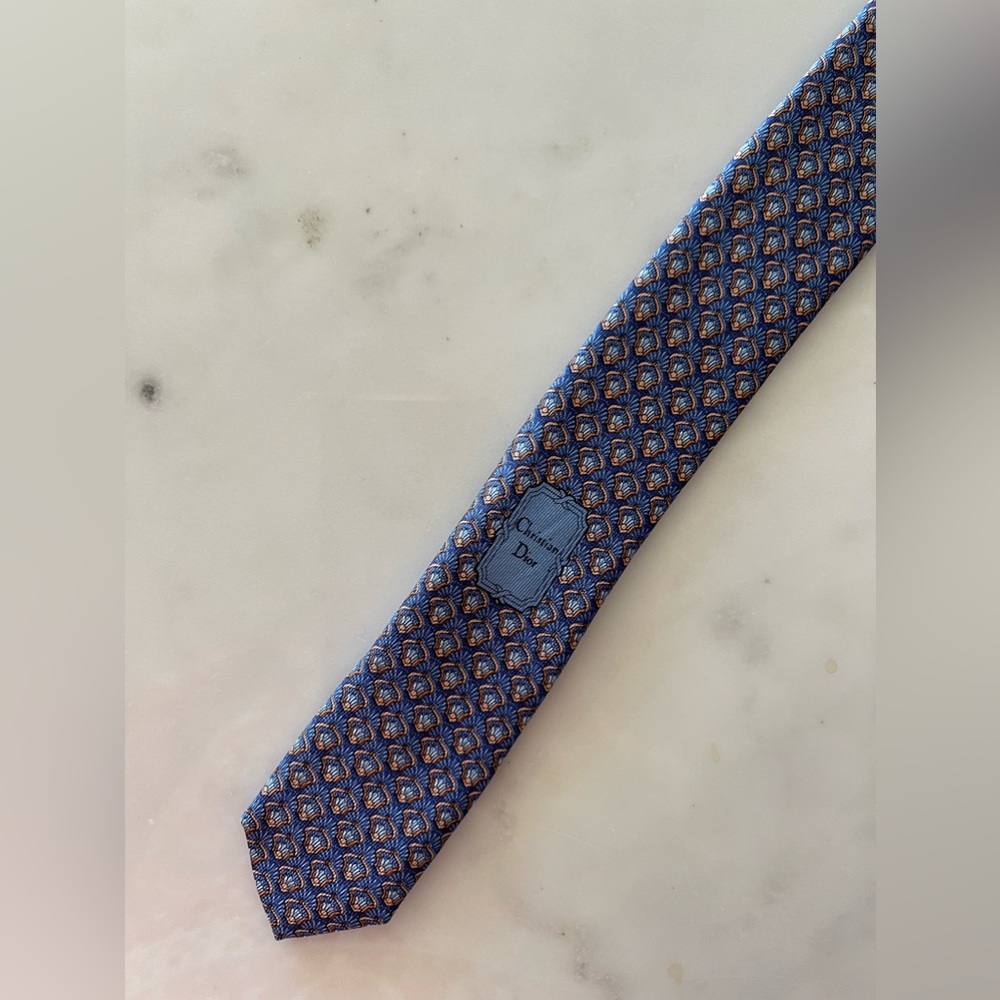 💠 Christian Dior Paris Tie | Silk | Made in 🇫🇷 - Picture 10 of 10